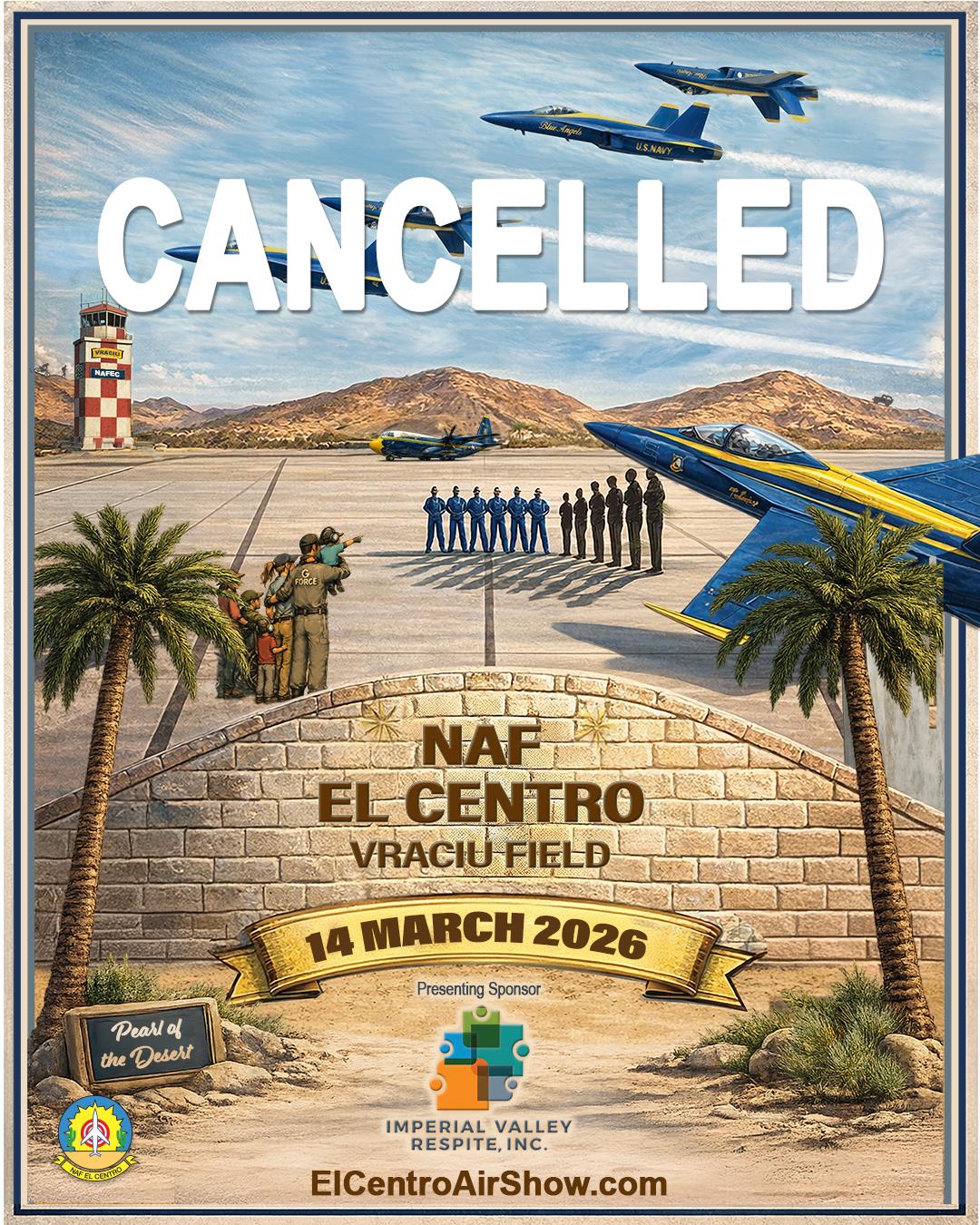 El Centro 2026 Air Show Canceled